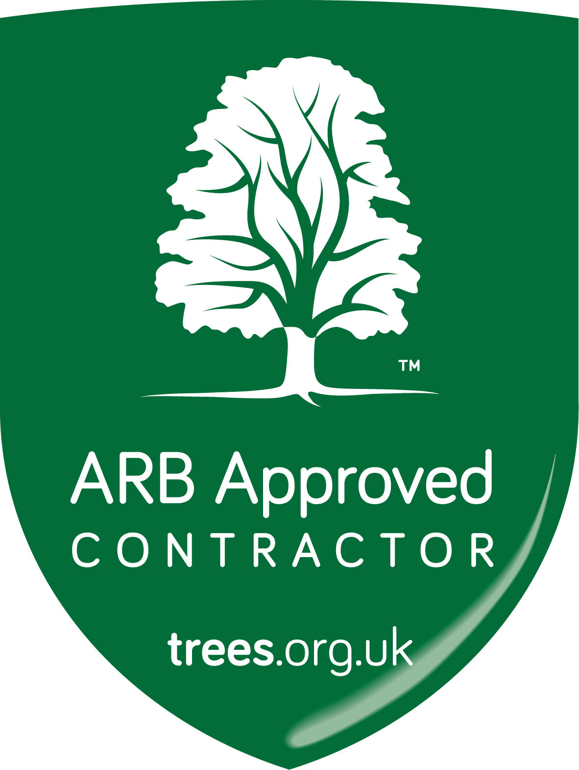 ARB approved contractor logo for Arborists and tree surgeons